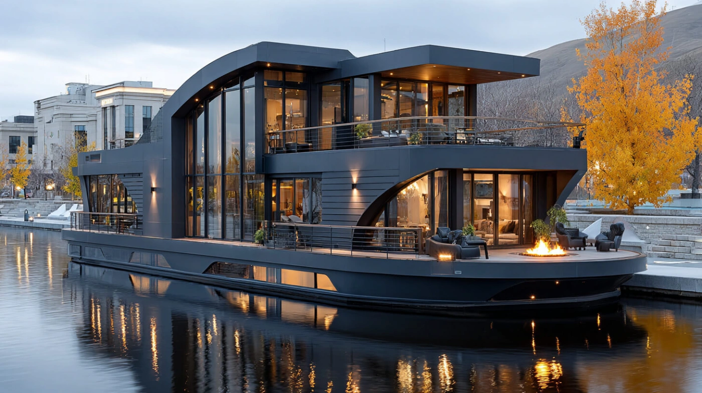Роскошь на воде: элитные хаусботы и жизнь нового уровня