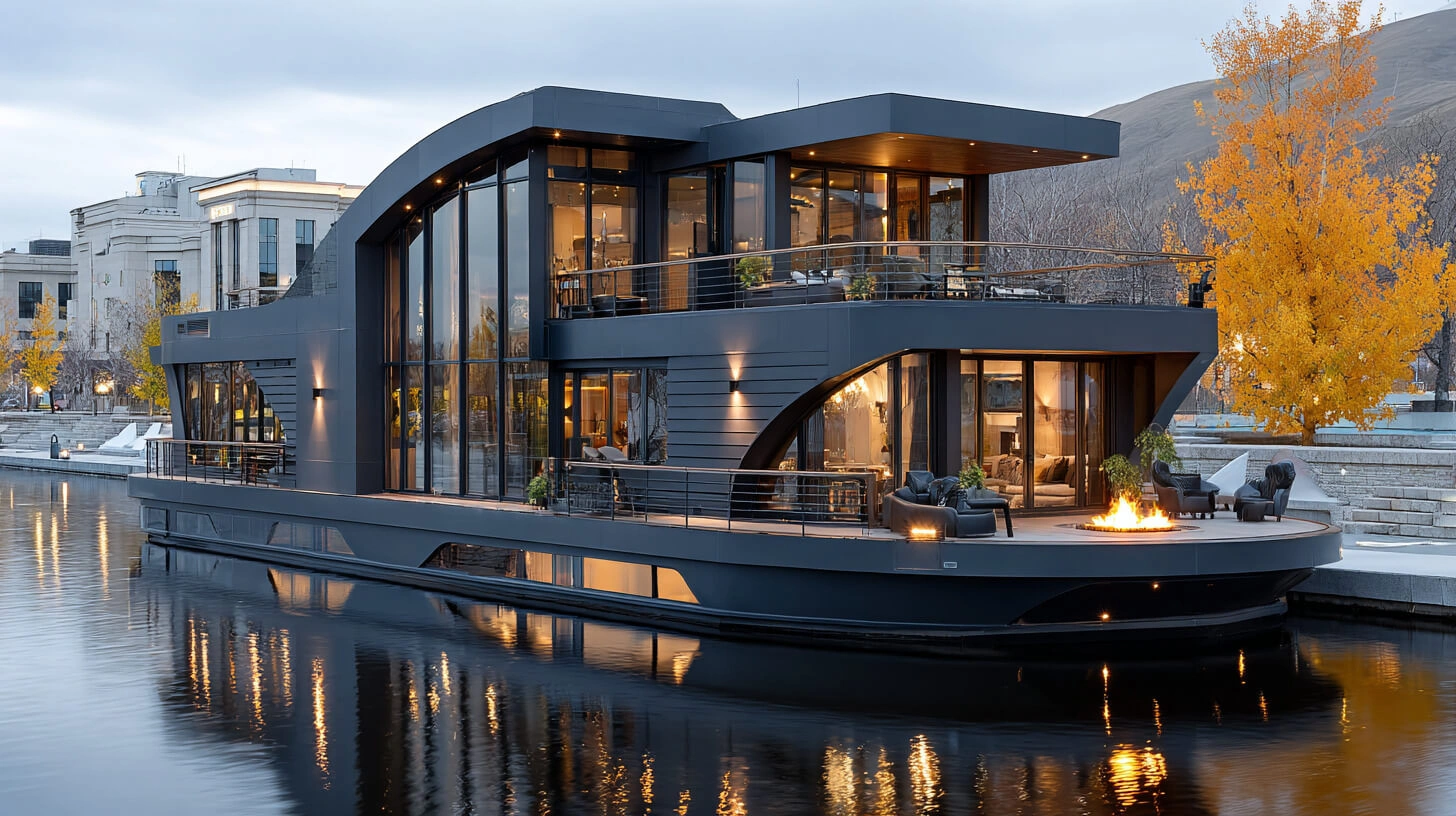 Роскошь на воде: элитные хаусботы и жизнь нового уровня
